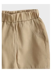 LC Waikiki Elephant Printed Baby Boy Shirt and Shorts 2-Piece