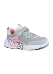 Jump 30013 Light Gray - Pink Girl's Sneaker Casual Sneakers