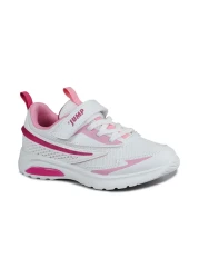 Jump 30007 White - Fuchsia Girl's Sneaker Casual Sneakers