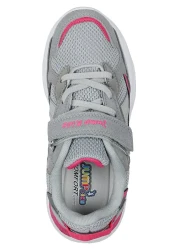 Jump 29189 Velcro Gray - Fuchsia Girl's Sneaker Casual Sneakers