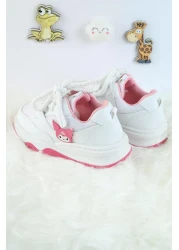 Moda Lime حذاء رياضي للأطفال للجنسين بتصميم خاص من Kuromi برباط وشريط فيلكرو