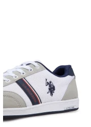 U.S. Polo Assn. حذاء رياضي أبيض للجنسين من كاريس 100241546