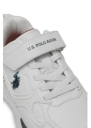 U.S. Polo Assn. U.S. Polo Assn. Boy's White Color Sneaker