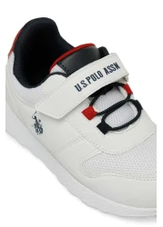 U.S. Polo Assn. حذاء رياضي للأولاد - GARFIELD JR 4FX أبيض