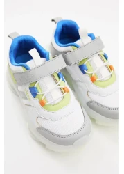 Vicco Bosa Orthopedic Unisex Kids White Comfortable Sneaker