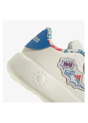 adidas Advantage Dino Cf I Kids White Sports Shoes