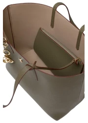 U.S. Polo Assn. حقيبة كتف نسائية كاكي Us25197