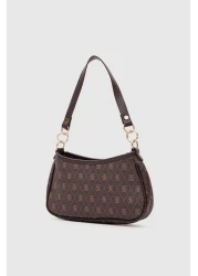 Shule Bags Farme Monogram Brown Baguette and Crossbody Bag