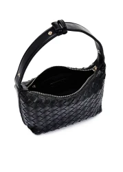 Derimod Women's Black Accessory Knitted Mini Shoulder Bag 25Sbd292329