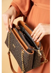 Just Polo حقيبة نسائية بني - موديل Jpm2181