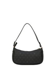 Pierre Cardin Black Monogram Women's Shoulder Bag 05PO22K1705