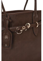 Derimod Women's Brown Classic Shoulder Bag 25Sbd 248118