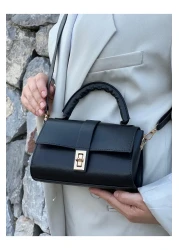 zetus Nora Model Black Women's Hand and Shoulder Bag