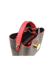 Just Polo Women's Hand And Shoulder Bag Jpm2065 Brown Red