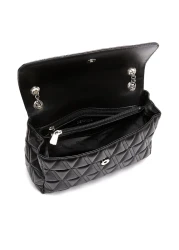 Derimod Women's Long Chain Strap Quilted Shoulder Bag