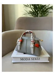 Moda Sekiz Women's Mini Crossbody Hand and Shoulder Bag with Shawl Accessory