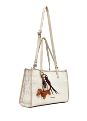 Derimod Women's Beige Long Strap Shoulder Bag 25Sbd254014