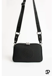 Just Polo Original Women's New Season 5 Compartment Luxury Soft Leather Adjustable Cross Column Strap Shoulder Bag