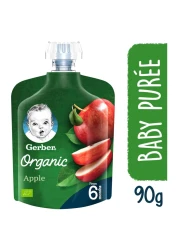Gerber Organic Puree with Apple, 90g