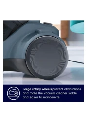 إلكترولوكس مكنسة كهربائية EC41-2DB، سعة 1.10 لتر، 1600 واط، أزرق 8.03 كغ