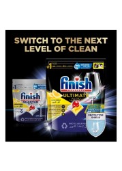 Finish Powerball Quantum All In 1 Lemon Sparkle Dishwasher Detergent 12 Tablets