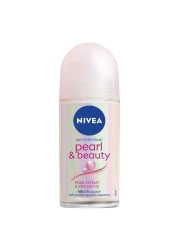 NIVEA Antiperspirant Roll-on for Women Pearl &amp; Beauty 50ml Pack of 2