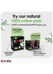 Kotex Natural Panty Liners 100% Cotton Normal Size 30 Daily Panty Liners