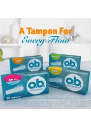 Ob Tampons Procomfort Super Pack of 16 Tampons