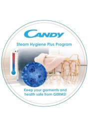 Candy SmartPro Inverter Washer CSO276TWMB-19 White 7kg