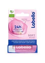 Labello Lip Care Moisturizing Lip Balm Soft Rose 4.8g