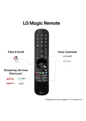 إل جي نانو سيل نانو 81 تلفزيون ذكي 65 إنش 4K AI جهاز تحكم عن بعد سحري HDR ويب أو أس 2024