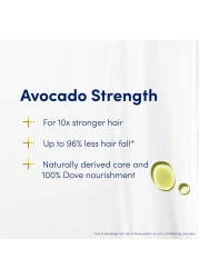 Dove Shampoo For Up To 96% Less Hair Fall Avocado Strength 400ml