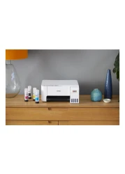 إبسون إيكوتانك L3256 طابعة بتقنية الواي فاي متعددة الوظائف مع نظام خزان الحبر - بيضاء