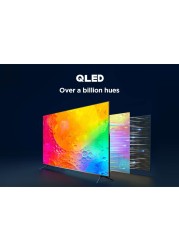 TCL 85-Inch 4K Google Smart QLED TV 85C645 Black