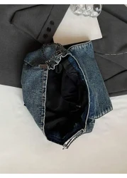 New Fashionable And Versatile Shoulder Bag Ins Crossbody Bag Shopping Bag Work Commuting Bag College Student Class Bag Slouchy Style Casual Tote Bag Japanese Minimalist Crossbody Bag Large Capacity Sh