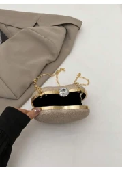 Luxury Handbags Clutch Purses Heart Shape Chain Women Ladies Evening Bags