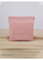 1pc Large Capacity Pink Mesh Makeup Bag Portable Travel Toiletry Organizer Multi Functional Storage Pouch Zipper Bag Travel Bag For Cosmetics Skincare Phone Jewelry Small Items Gift Holiday Use Availa