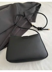 قطعة واحدة حقيبة إبطية عصرية شاملة المناسبات للنساء، حقيبة يد فاخرة عتيقة كبيرة السعة ذات شكل مربع صغير، خفيف