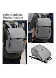 Clevn Kare Waterproof Backpack For Men Business Commute Laptop Bag Korean Style Casual Student School Bag Travel Rucksack Graduation