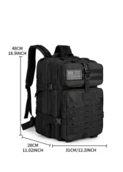 50L 1000D Nylon Waterproof Trekking Fishing Hunting Bag Backpack Outdoor Military Rucksacks