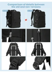 Travel Laptops Backpack For Men Casual Work Bag Fit 14inch Notebook Fashion Daypack Waterproof Outdoor Sports Backpack Airline Approved Backpack For Hiking Business Camping Trip Travel Essentials Mult