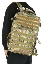 Tactical Assault Backpack Large Military Backpack For Outdoor Students Laptop Unisex Suitable For Hiking Camping Trekking Camouflage One Size