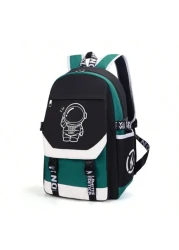 Minimalist Backpack Fits 15 6 Inch Laptop Colorblock Casual Water Resistant High Capacity Unisex Fashion Backpack For Travel School College