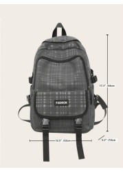 Men s Simple Large Capacity Travel Backpack Casual Day Pack For Middle High School Students College Laptop Bag School Backpack
