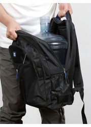 Large Capacity Multi Pocket School Bag Laptop Bag Multi Compartment Functional Backpack Shoulder Bag Sports Bag College Bag College Outdoor Excursion Camping Sports Backpack Holiday Essentials Lightwe