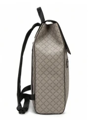 Men s Large Capacity Classic Floral Flip Cover 15 6 Inch Laptop Backpack Business Dual Shoulder Bag Travel Backpack Suitable For Business Trip Back To School Travel Father s Day Gift