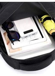USB Convenient Charging Multi Pocket Backpack Men Purse Can Hold 15 6 Inch Computer Bag Lightweight School Bag Large Capacity Travel Bag Commuter Convenient Day Bag Multi Functional Book Bag For Stude