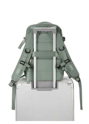 Fashion Travel Backpack For Men Women Large Carry On Backpack Personal Item Travel Bag Airline Approved Backpack With Laptop Compartment Fit 14Inch Laptop Backpack College Weekender Business Hiking Ba