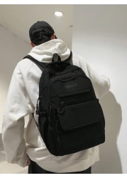 Book Backpack Flap Backpack Waterproof Portable For Travel Vacation Work Office Sport Gym Outdoor Nylon Casual For Student Boys College Student Teens Senior High School Student Funny Gifts Christmas H