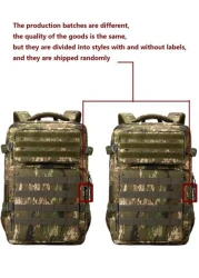 Large Capacity Backpack Outdoor Waterproof And Wear Resistant Sports Backpack Multi Pocket Convenient Storage Day Bag Fitness Bag Molle Hiking Camping Backpack With Computer Layer Flight Backpack Trav